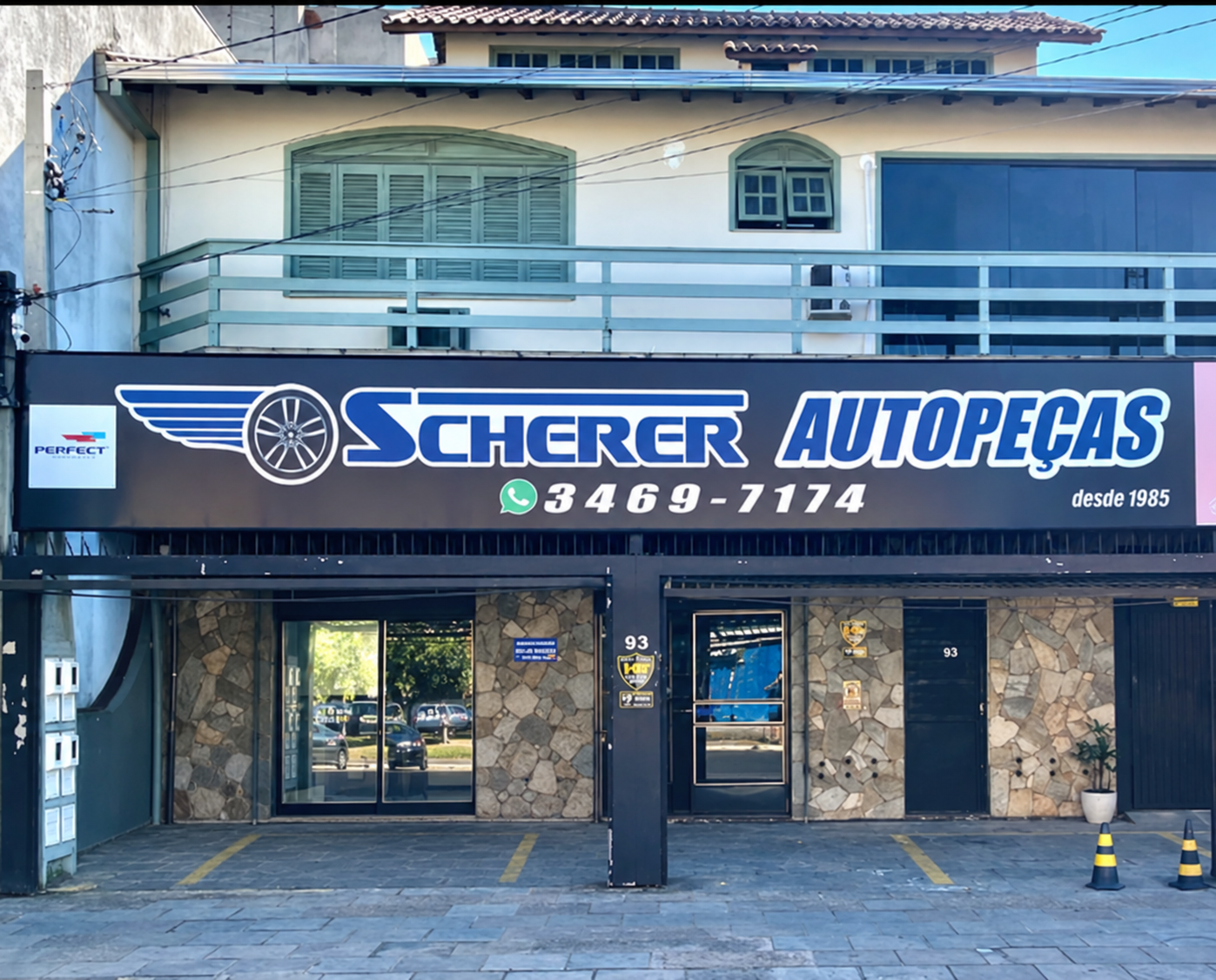 Fachada da Scherer Auto Peças em Cachoeirinha